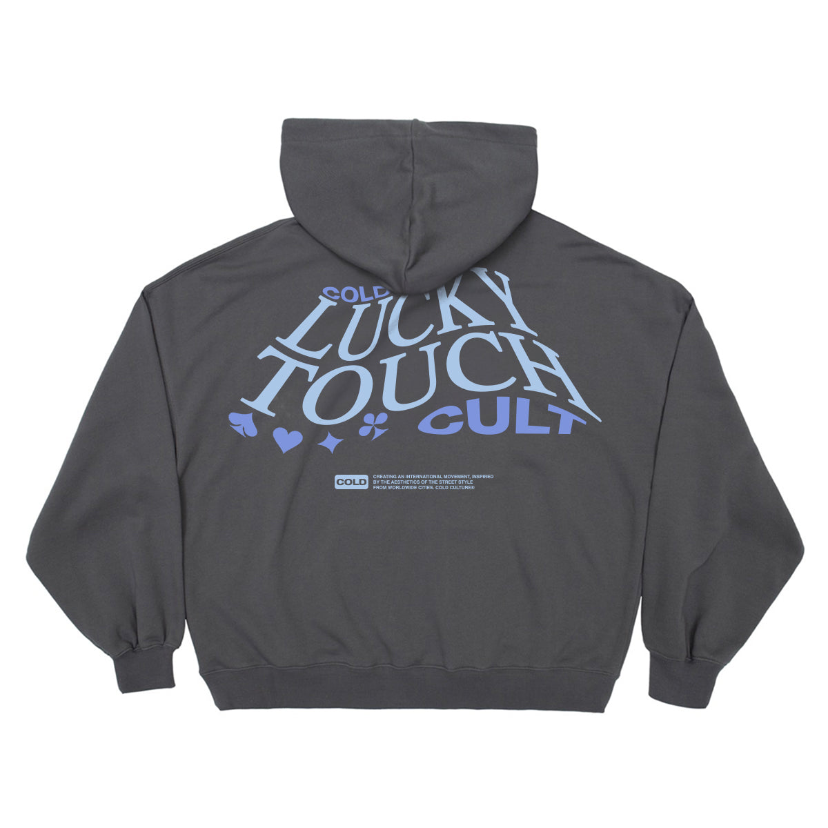 LUCKY TOUCH HOODIE GRAPHITE GRAY