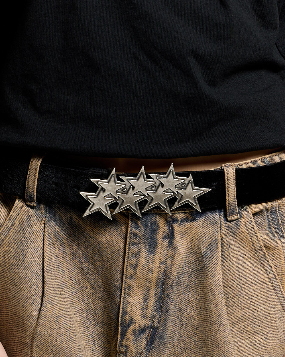 STARS BELT FUR LINED