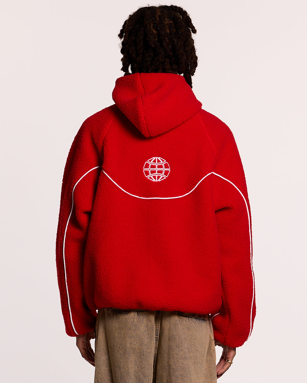 NO RISK FLEECE JACKET VIVID RED