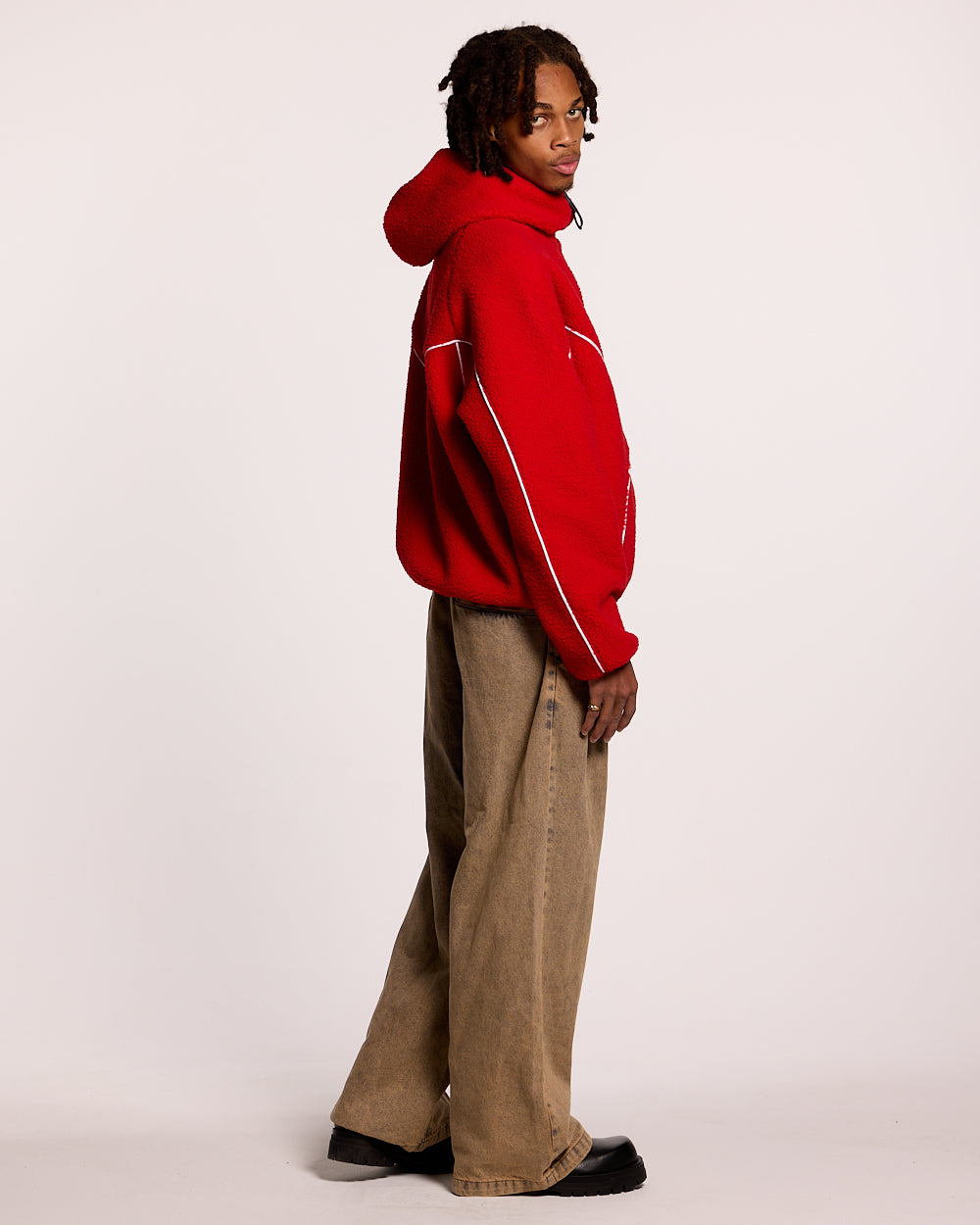 NO RISK FLEECE JACKET VIVID RED