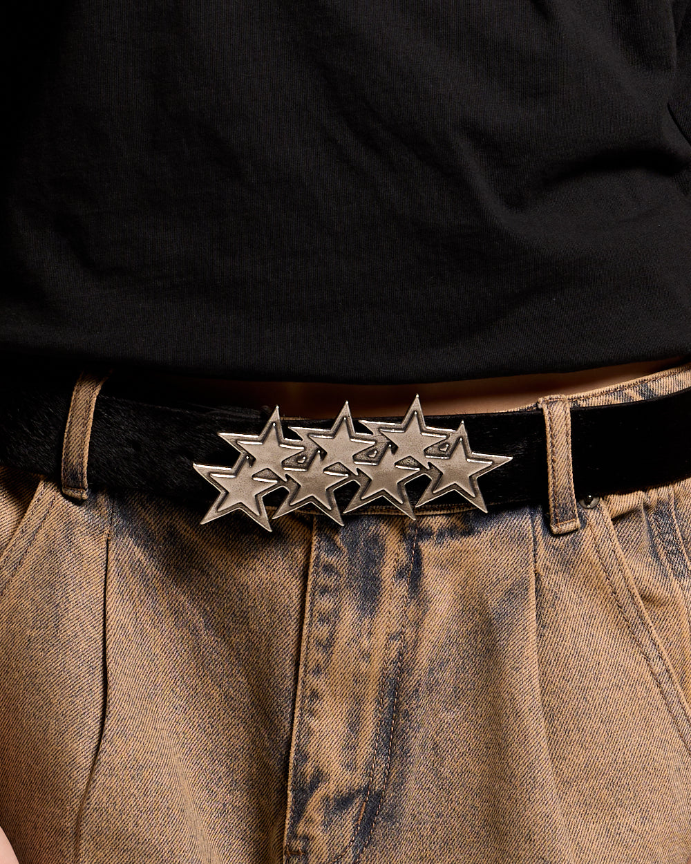 STARS BELT FUR LINED