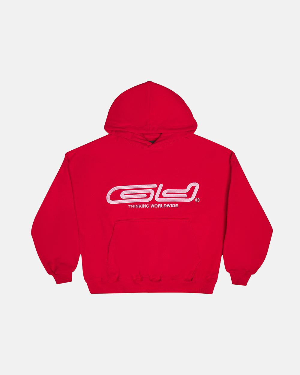 GRAFFITI HOODIE RED