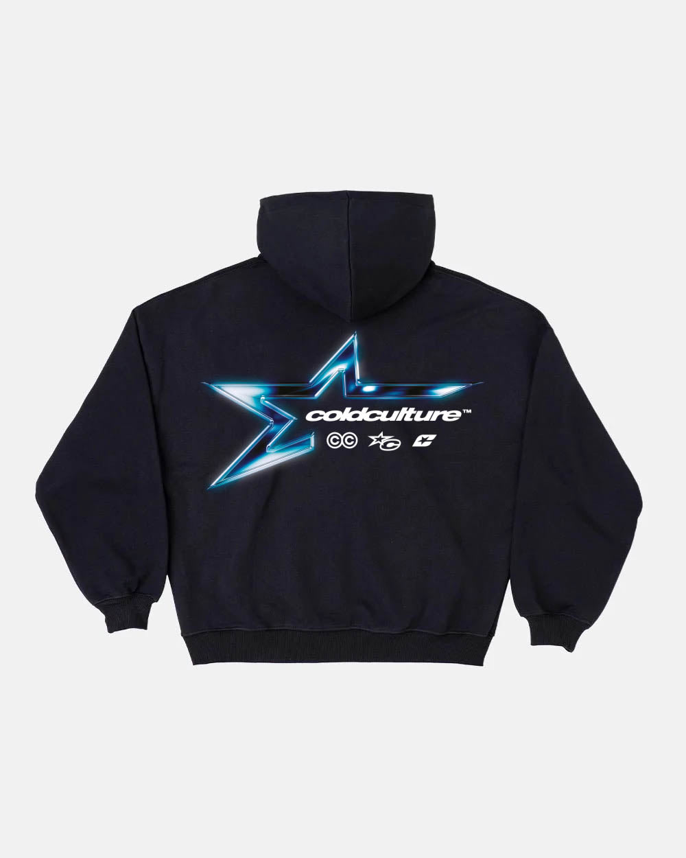 ELECTRIC SHINE HOODIE BLACK