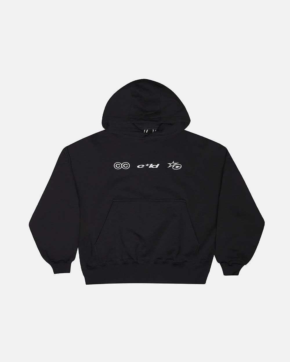 VERTICAL HOODIE BLACK