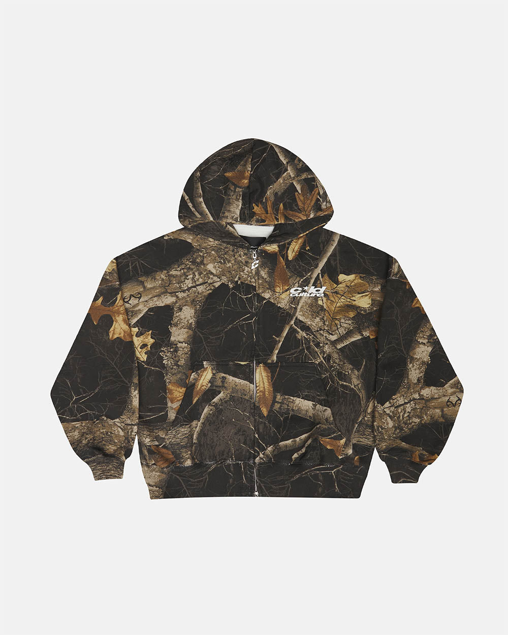 ZIP HOODIE REALTREE BLACK