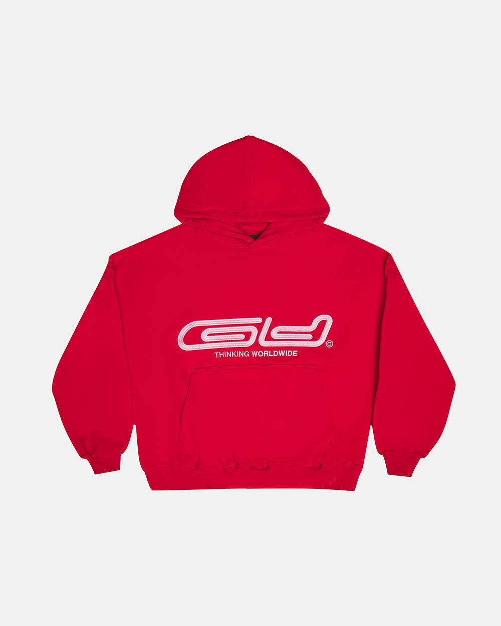 GRAFFITI HOODIE RED