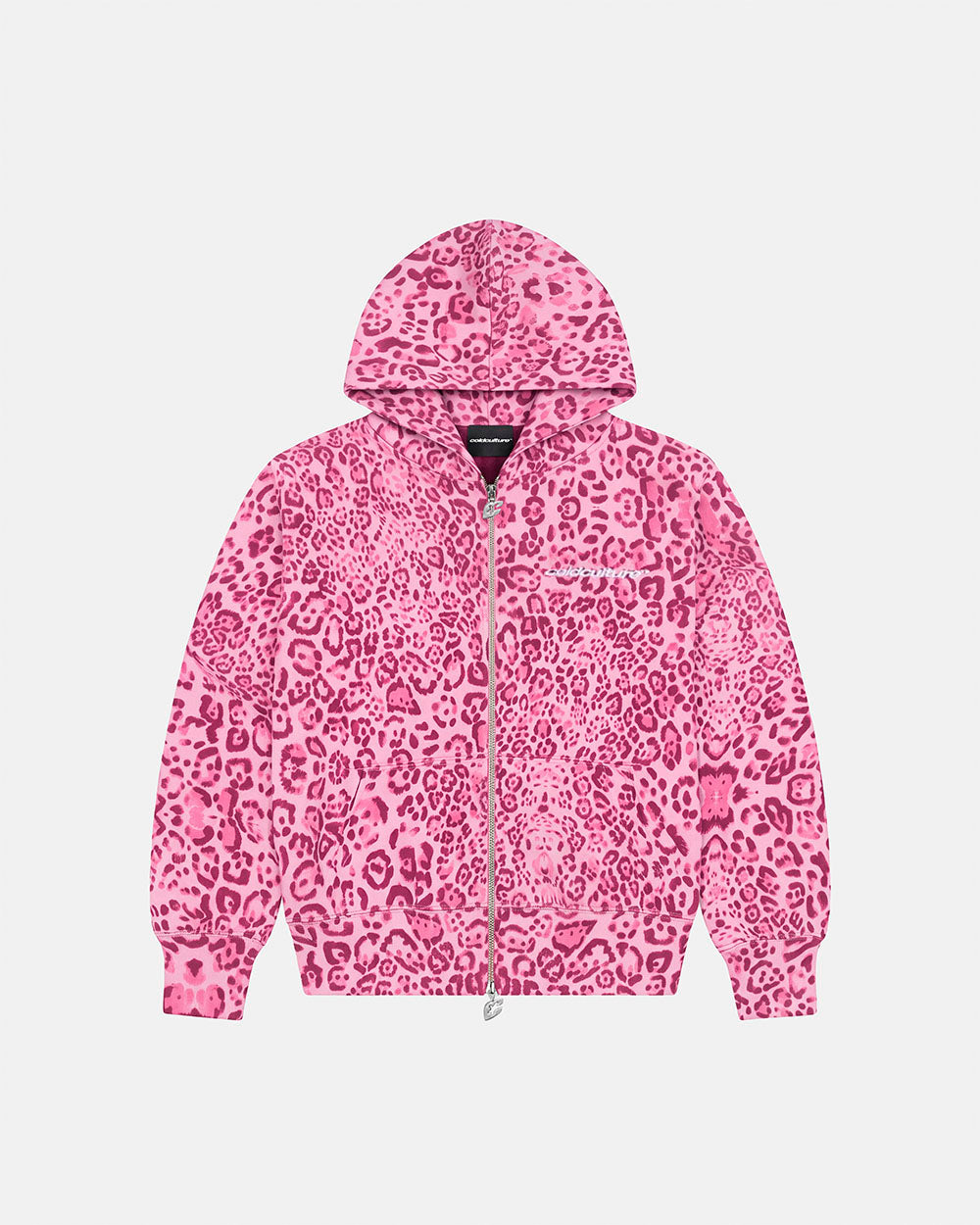 NOCTURNE ZIP HOODIE PINK - Cold Culture #packshot