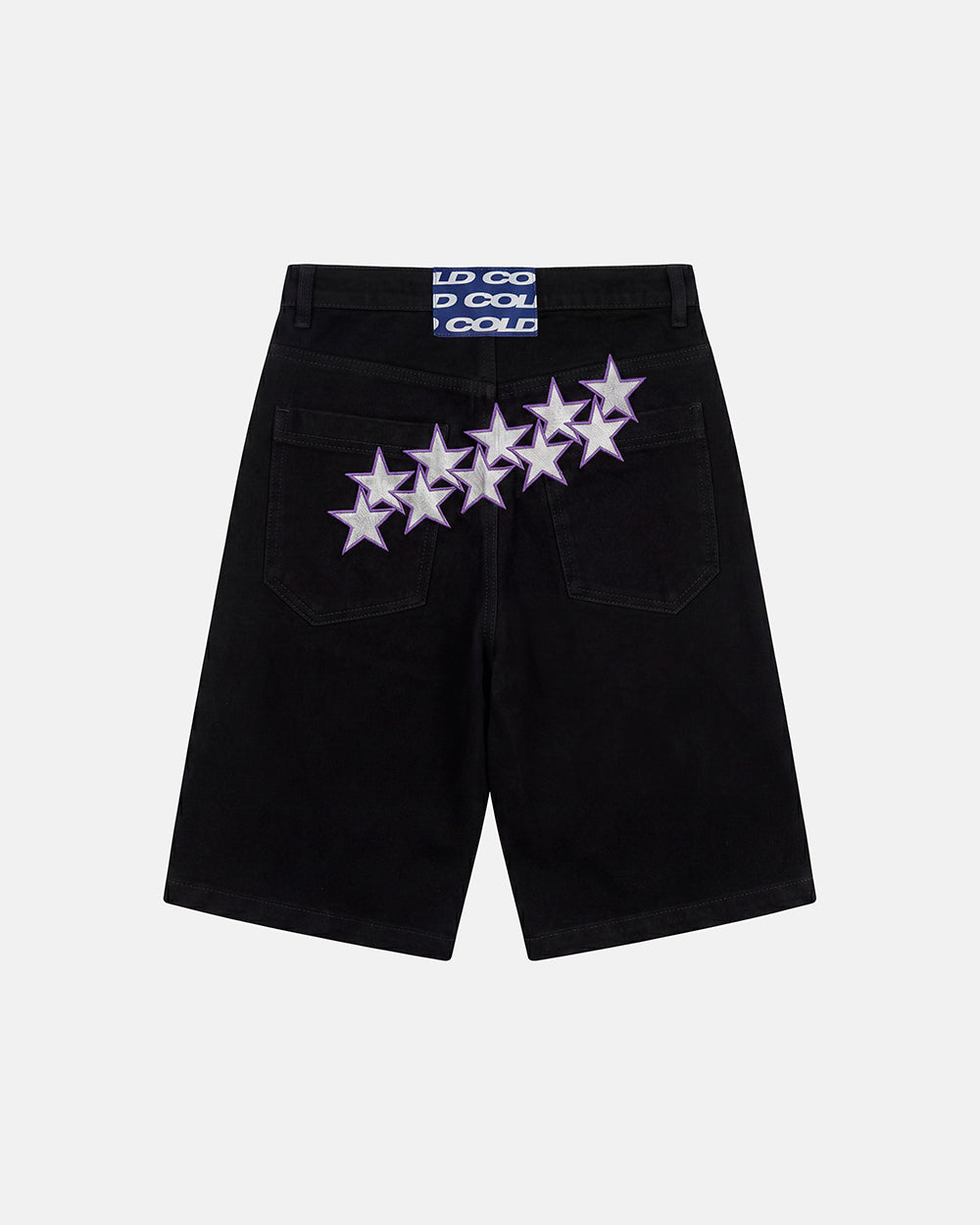 STARS V2 SHORTS BLACK