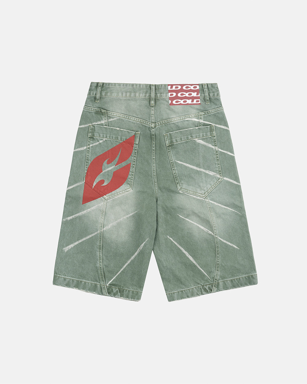 MUSIC RYTHIM SHORTS GREEN