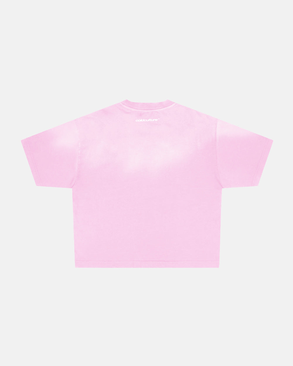 CROSSED SCRIPT TEE PINK