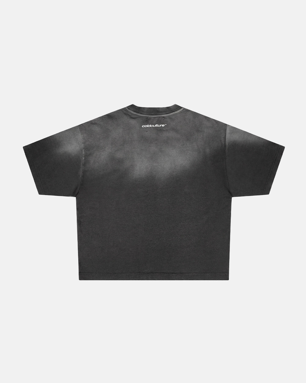 CROSSED SCRIPT TEE BLACK