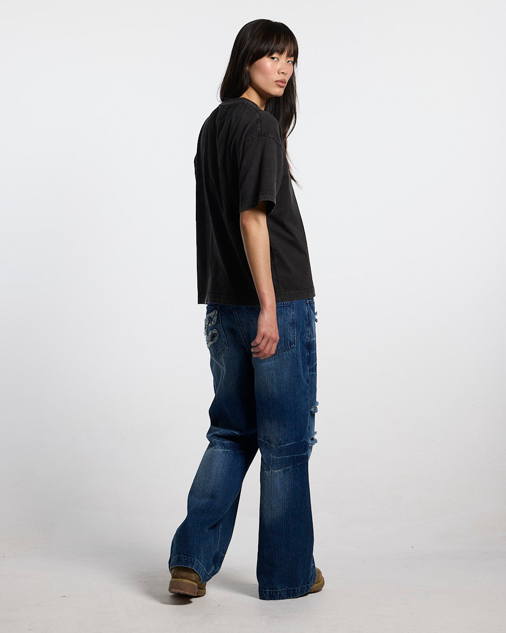 DARK FLAMES TEE BLACK