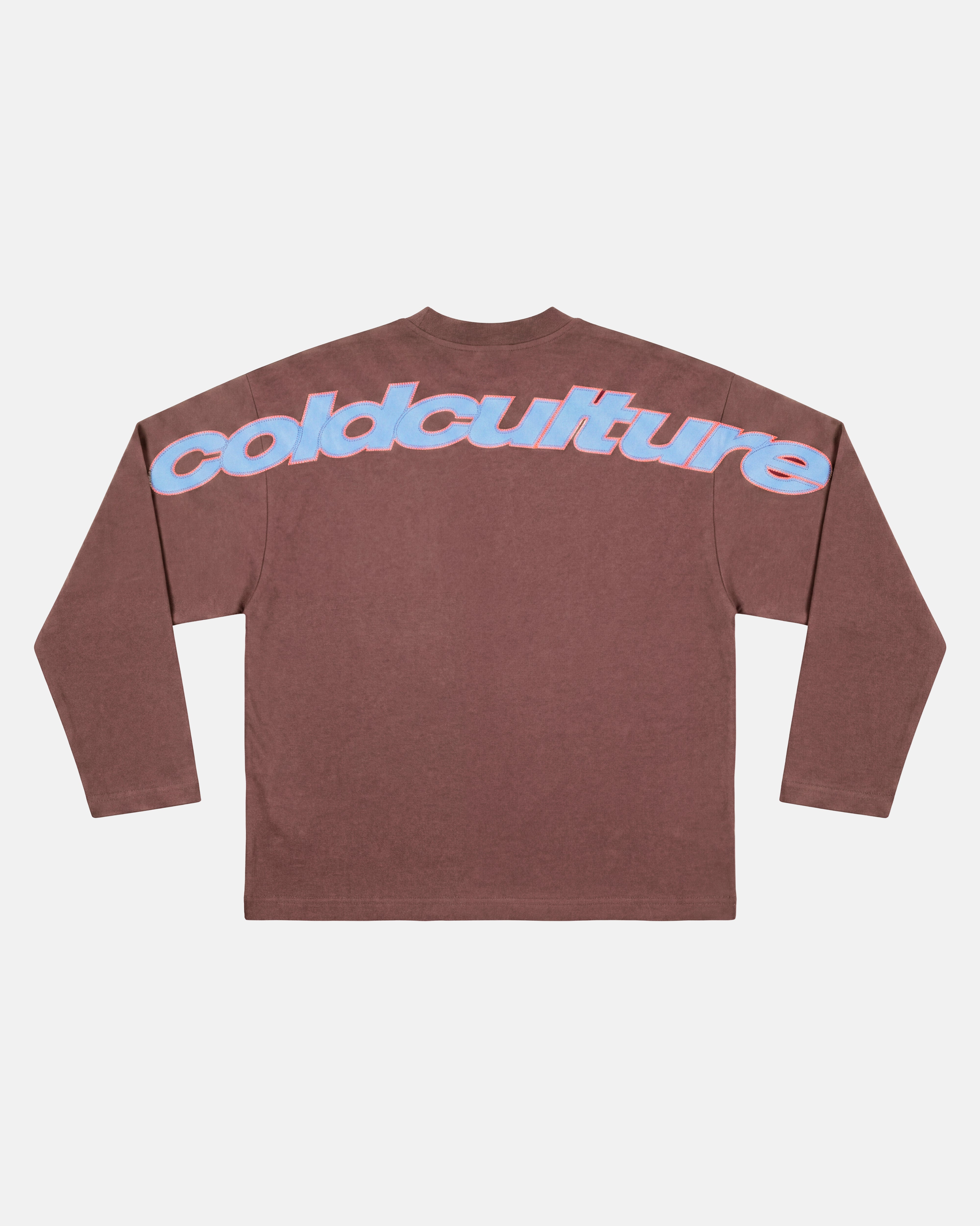 CURVED KNOTS LONGSLEEVE BROWN