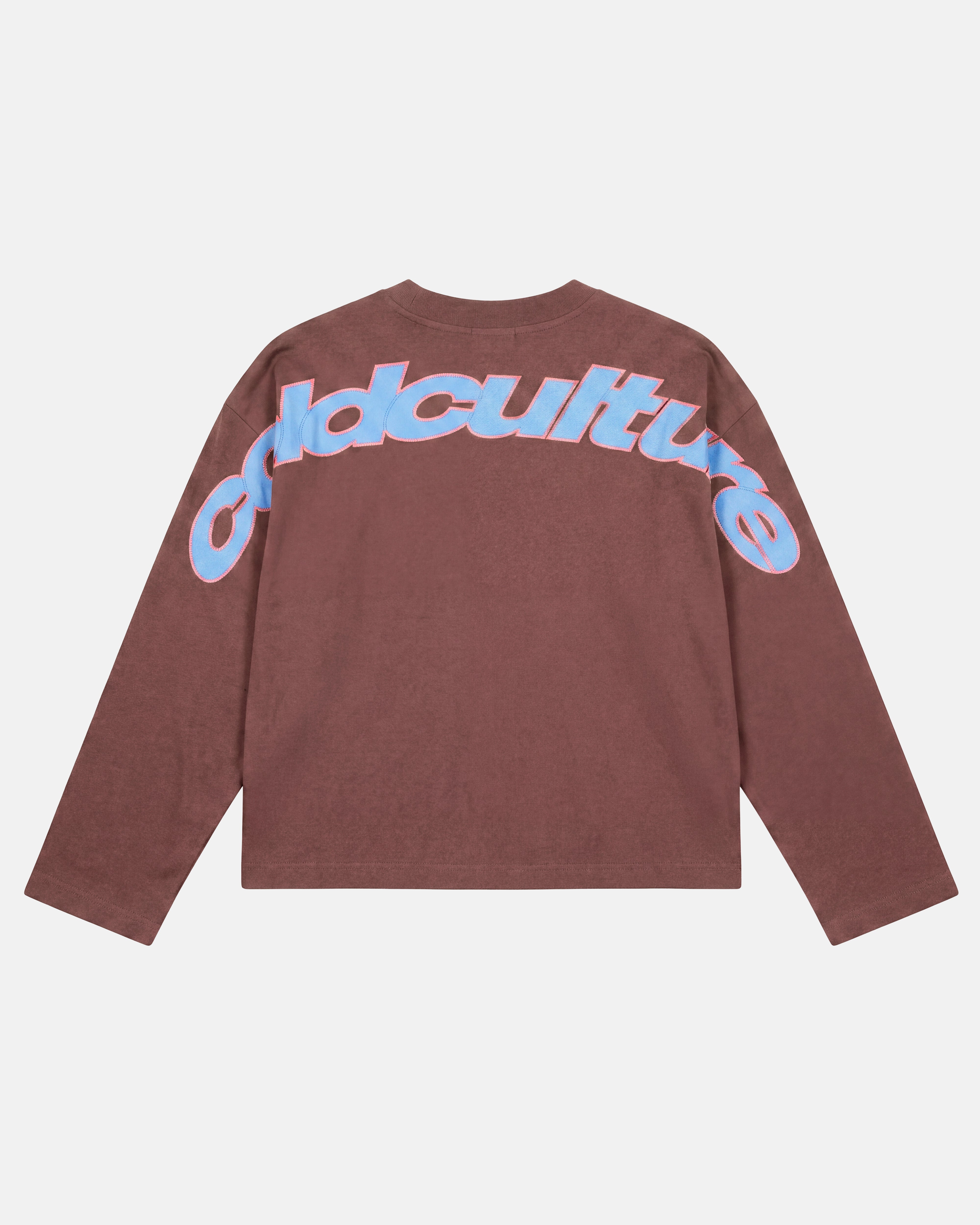 CURVED KNOTS LONGSLEEVE BROWN