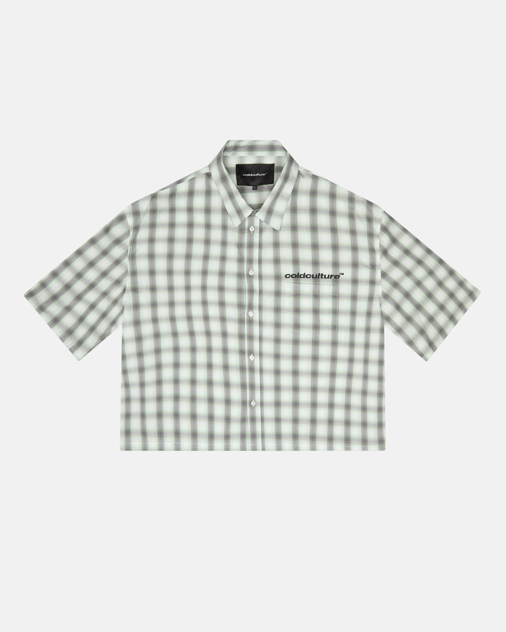 ONE POCKET SHIRT BLURRED GREEN
