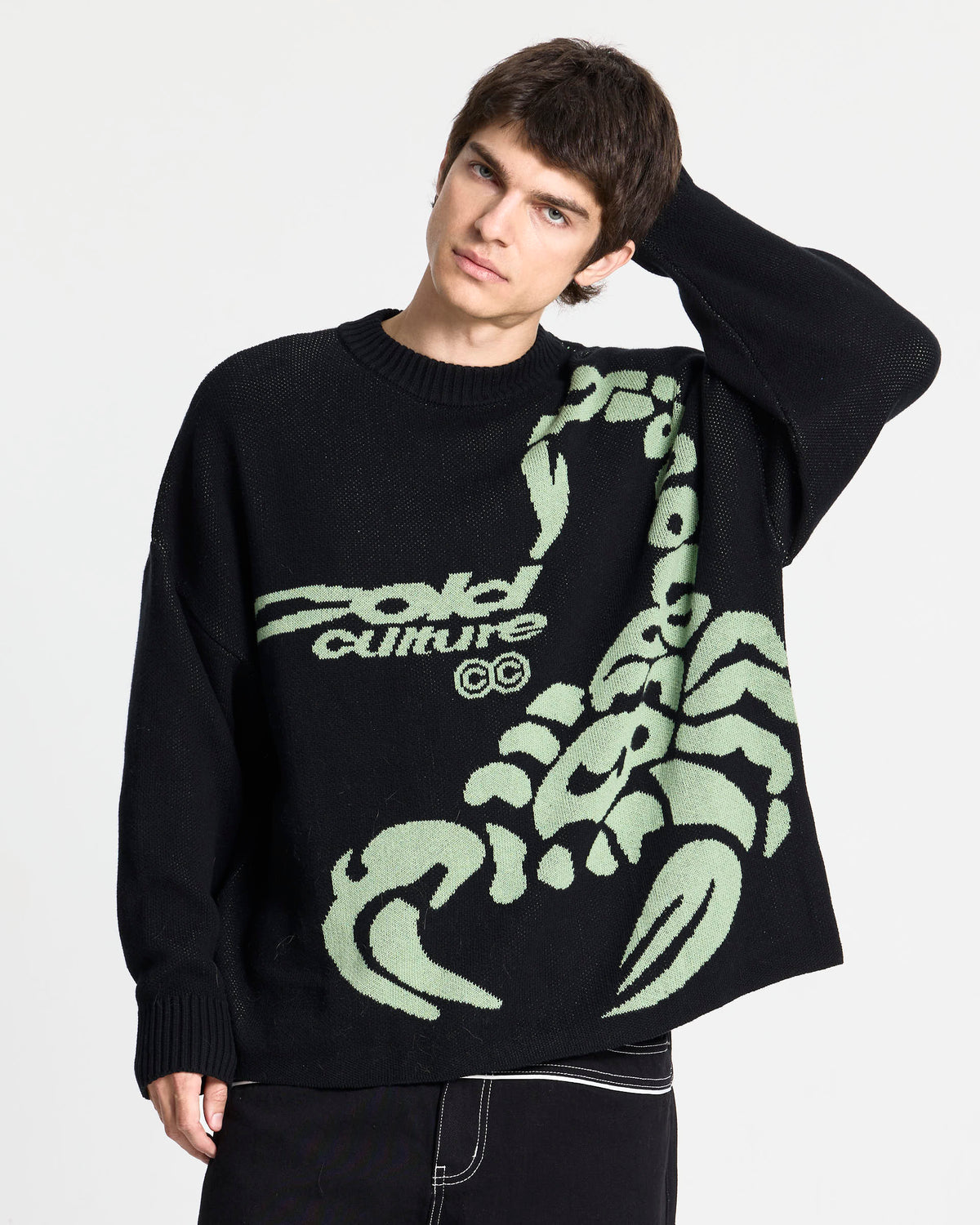 POISON KNIT BLACK AND GREEN - Cold Culture #man