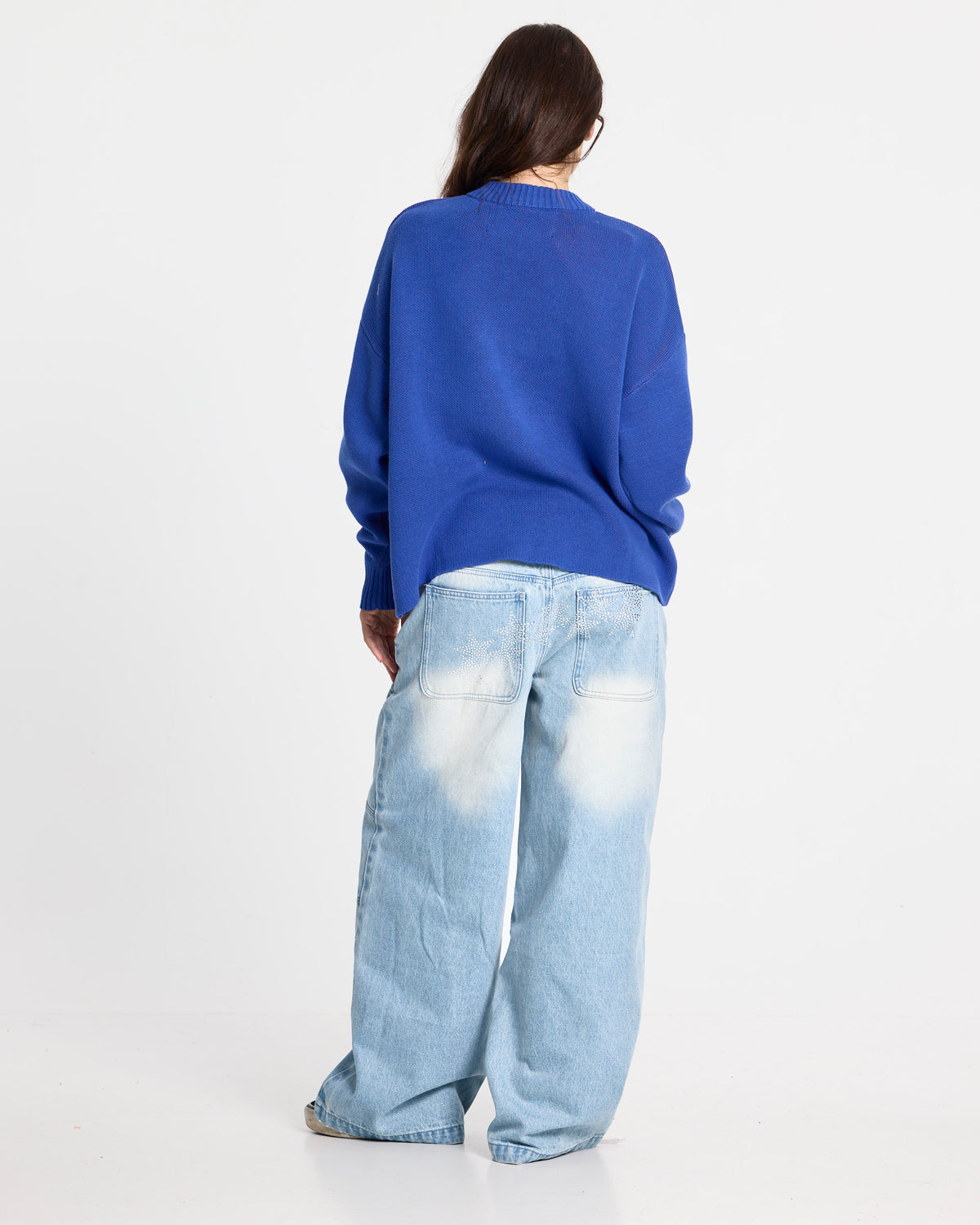 POISON KNIT BLUE AND ORANGE