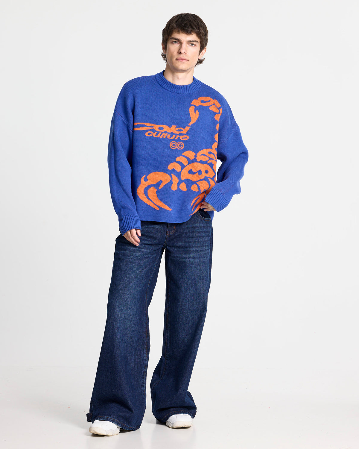POISON KNIT BLUE AND ORANGE - Cold Culture #man