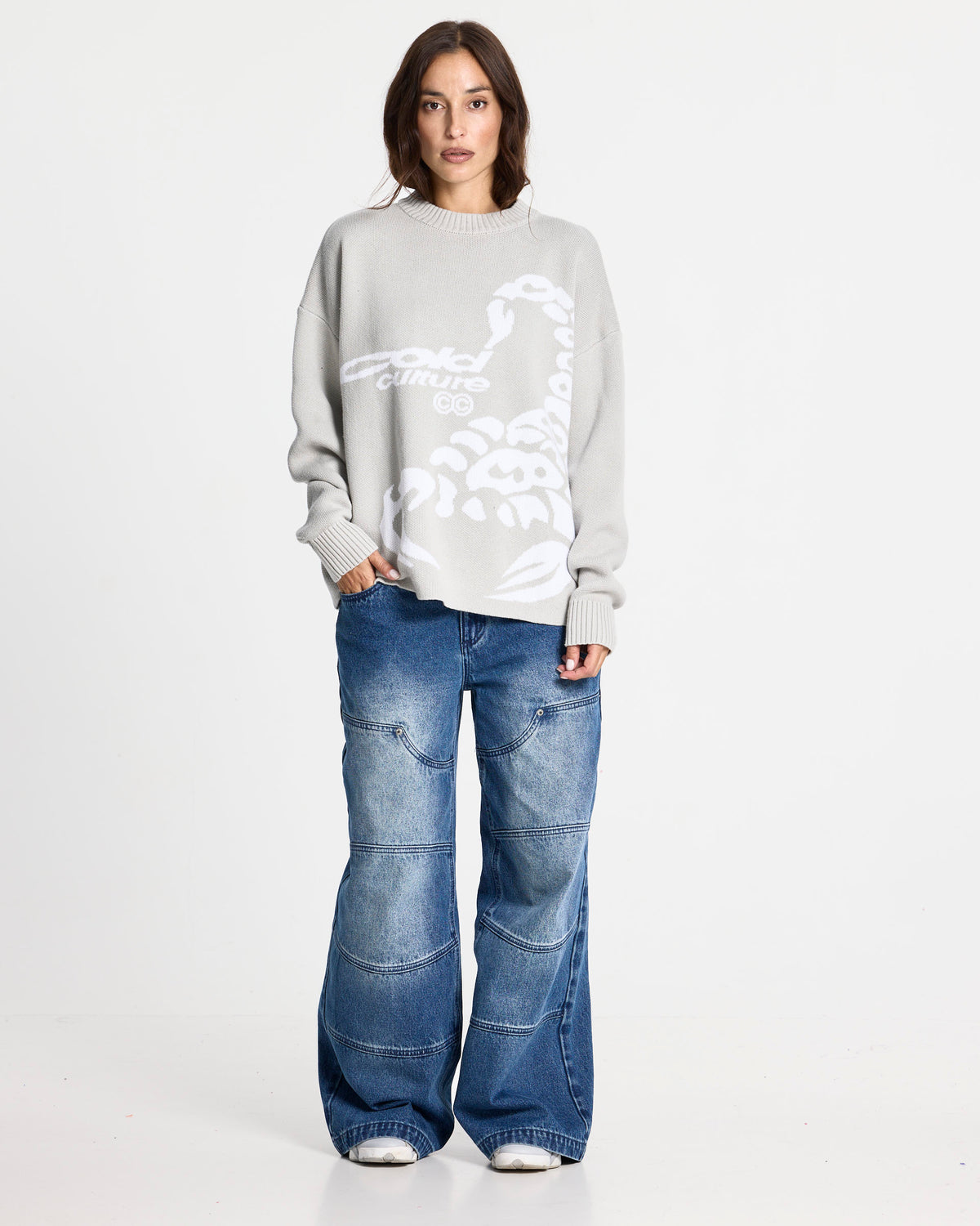 POISON KNIT COOL GREY