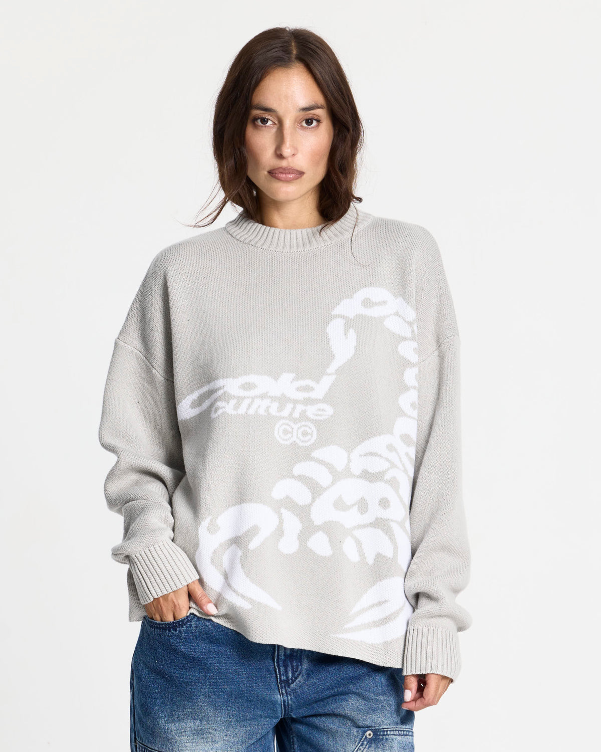 POISON KNIT COOL GREY