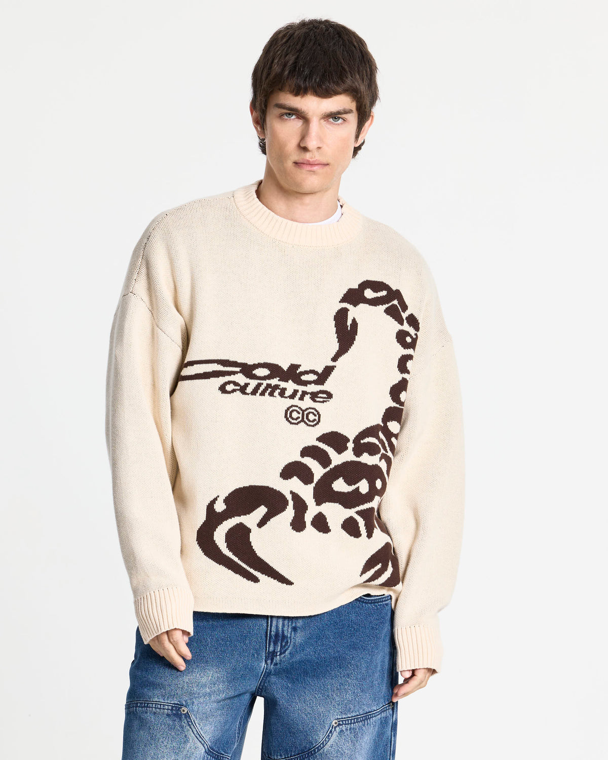 POISON KNIT CREAM AND BROWN - Cold Culture #man
