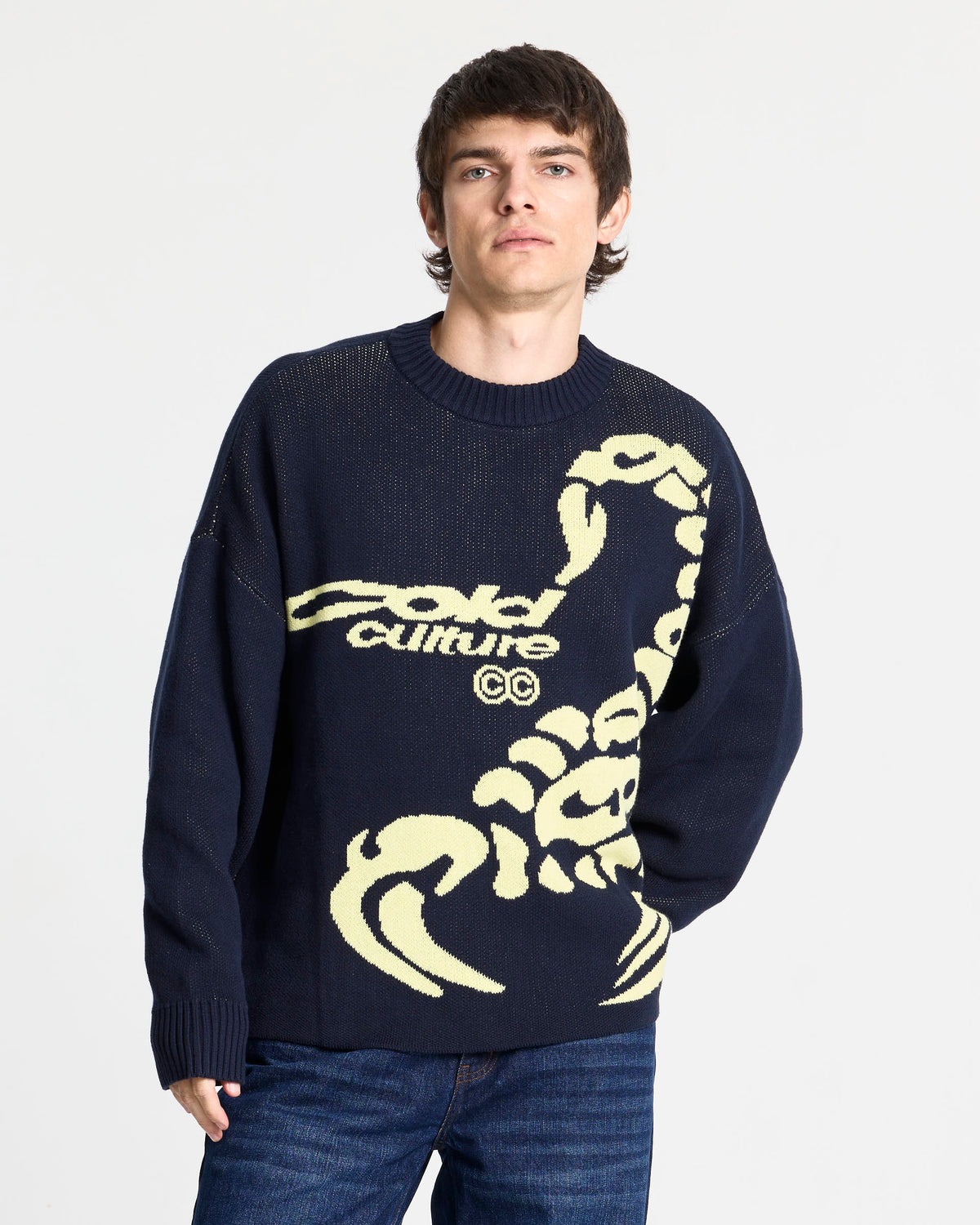 POISON KNITWEAR HEAVY BLUE - Cold Culture #man