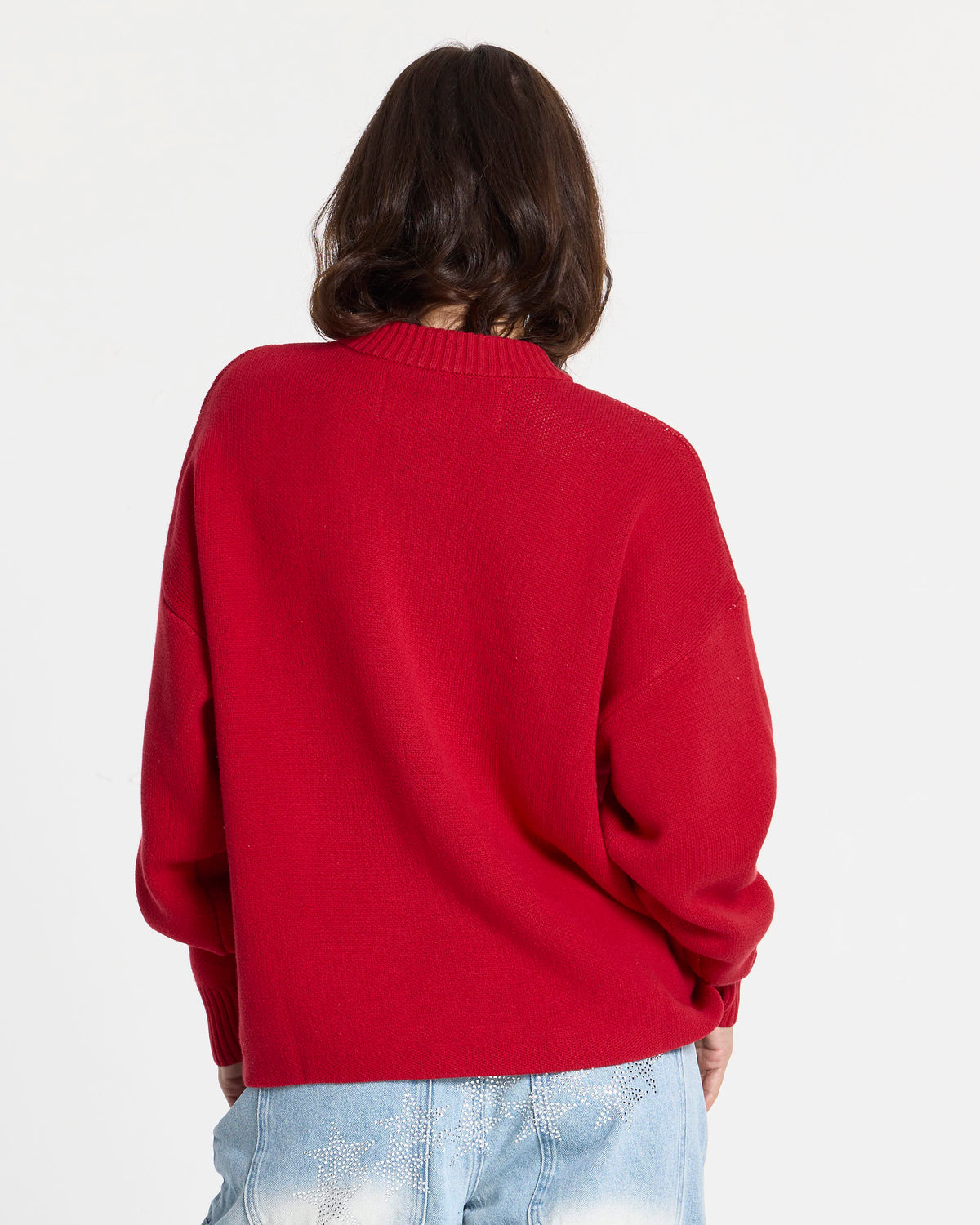 POISON KNIT RED AND SALMON