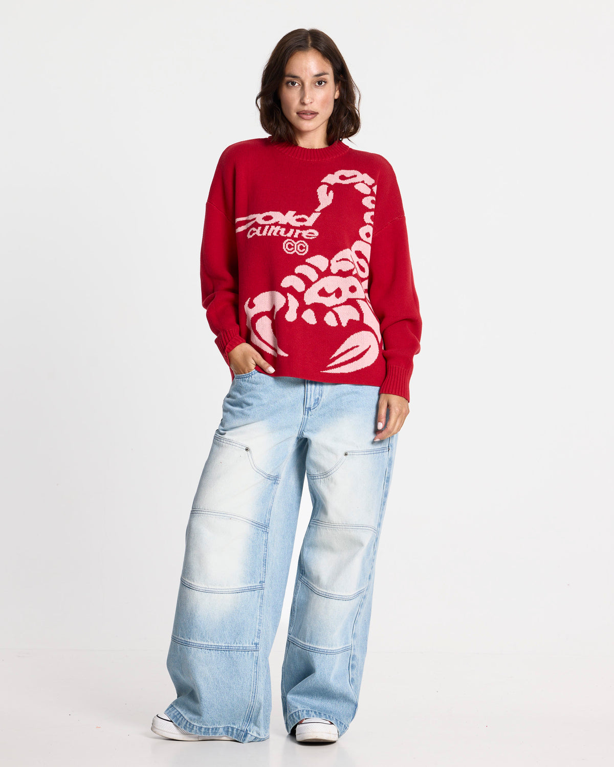 POISON KNIT RED AND SALMON - Cold Culture #man