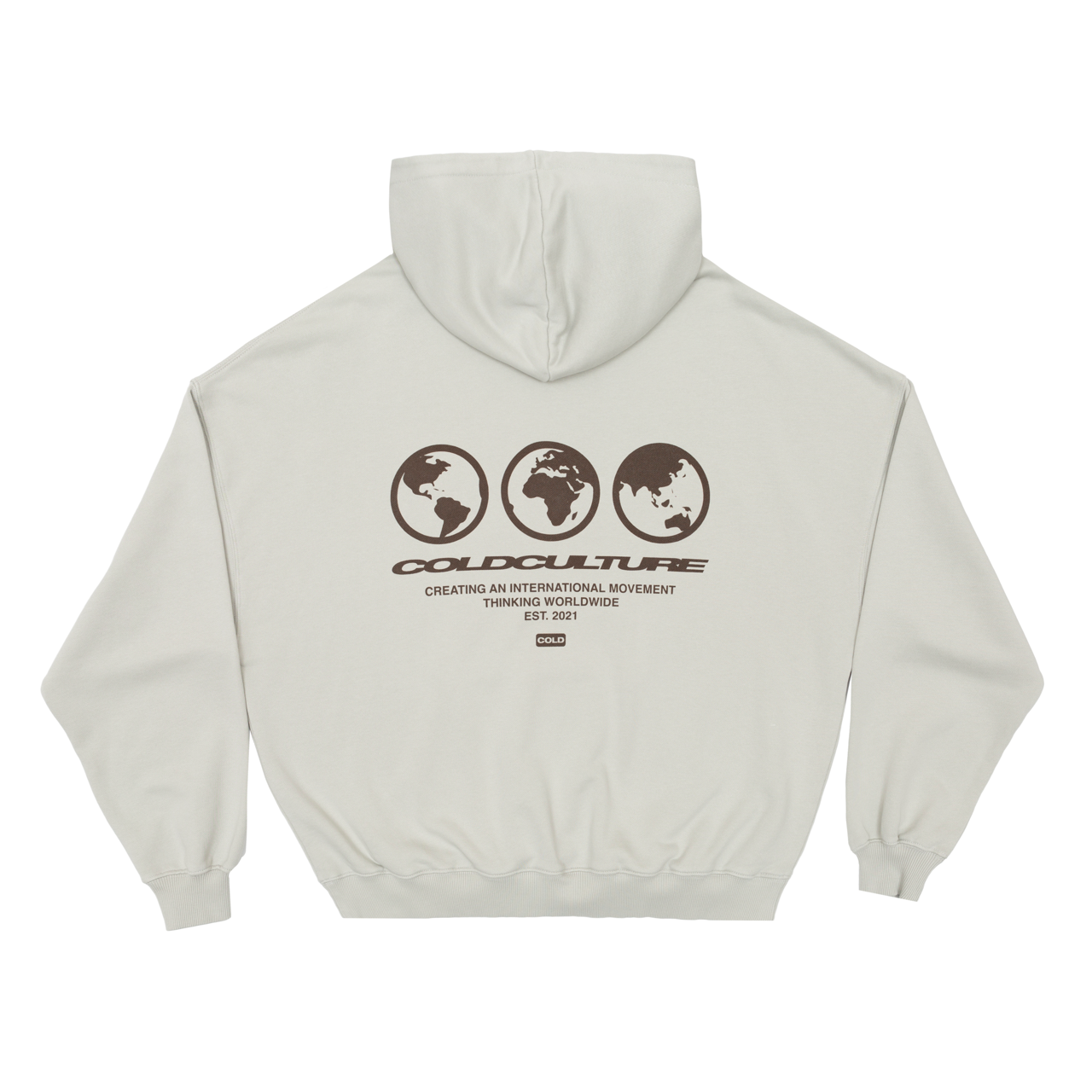 CONTINENTS HOODIE OLYMPIC WHITE