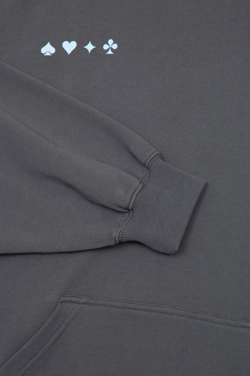 LUCKY TOUCH HOODIE GRAPHITE GREY