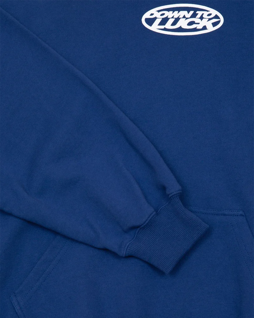 DOWN TO LUCK HOODIE BRIGHT BLUE