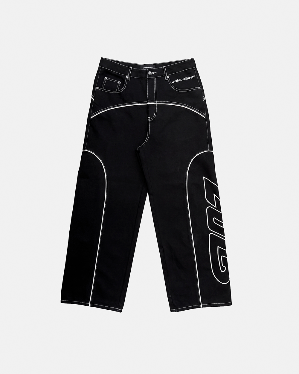 ROLLER V2 DENIM PANTS BLACK