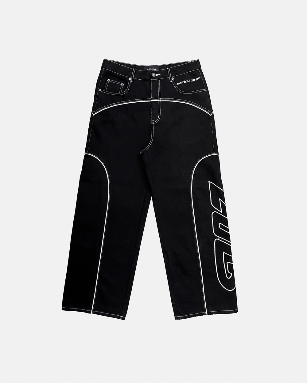 ROLLER V2 DENIM PANTS BLACK