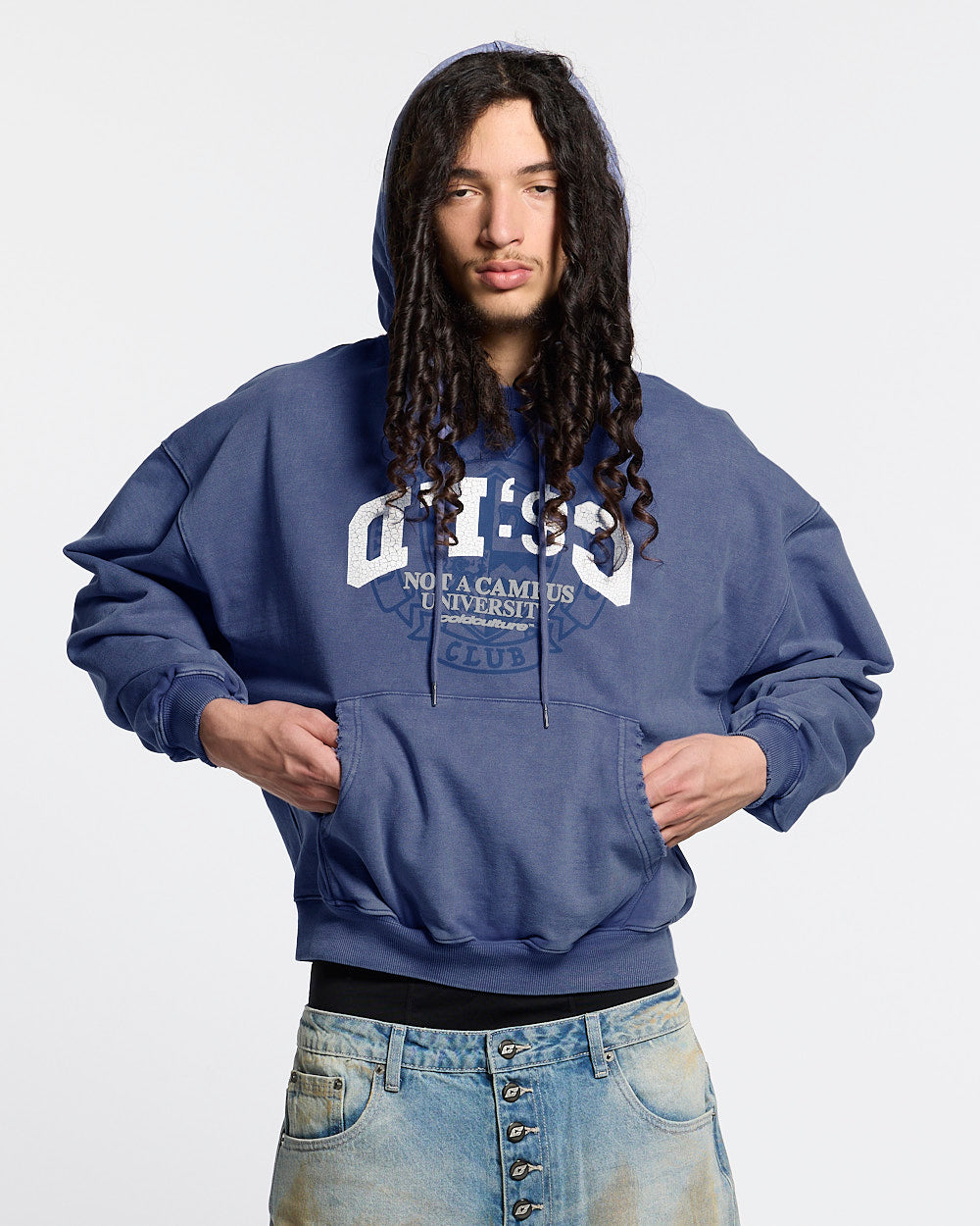 FIFTY - FIVE REASON HOODIE BLUE - Cold Culture #man