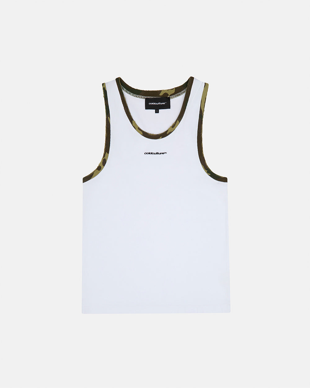 BLACK OPS TANK TOP WHITE - Cold Culture