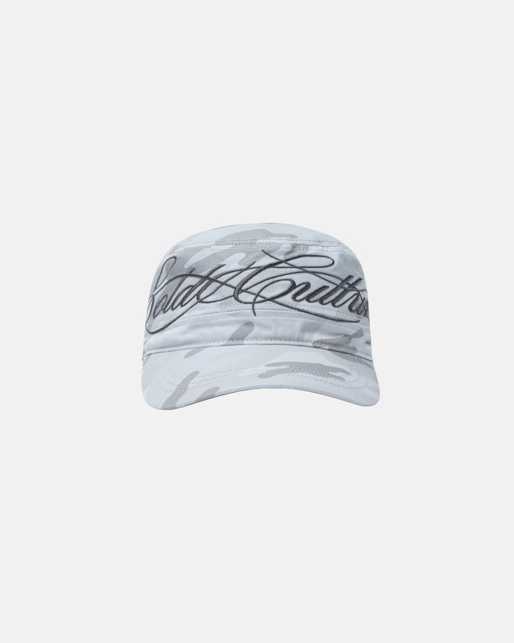 SCRIPT CAP GREY CAMO