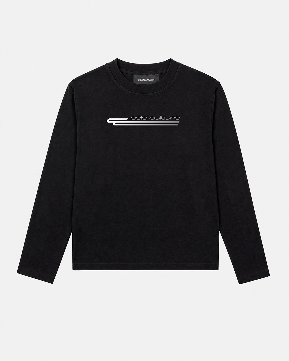 SKID CURVED LONGSLEEVE BLACK