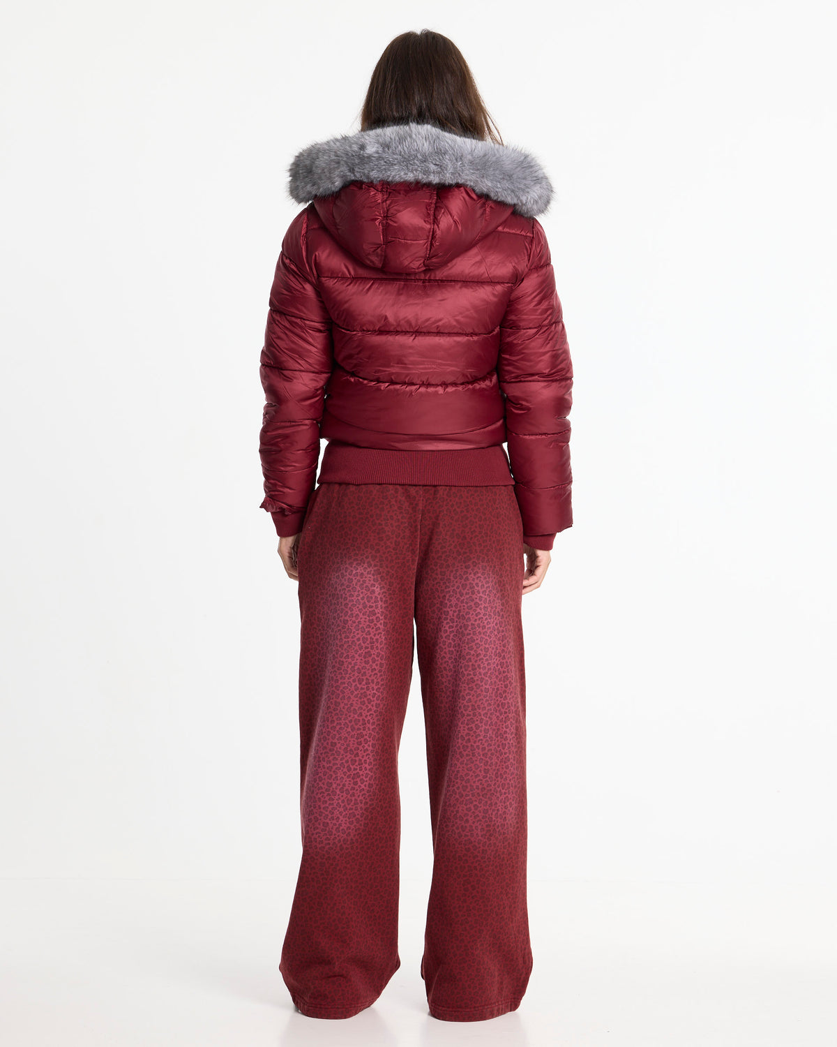 SLOPE PUFFER BURGUNDY - Cold Culture #woman