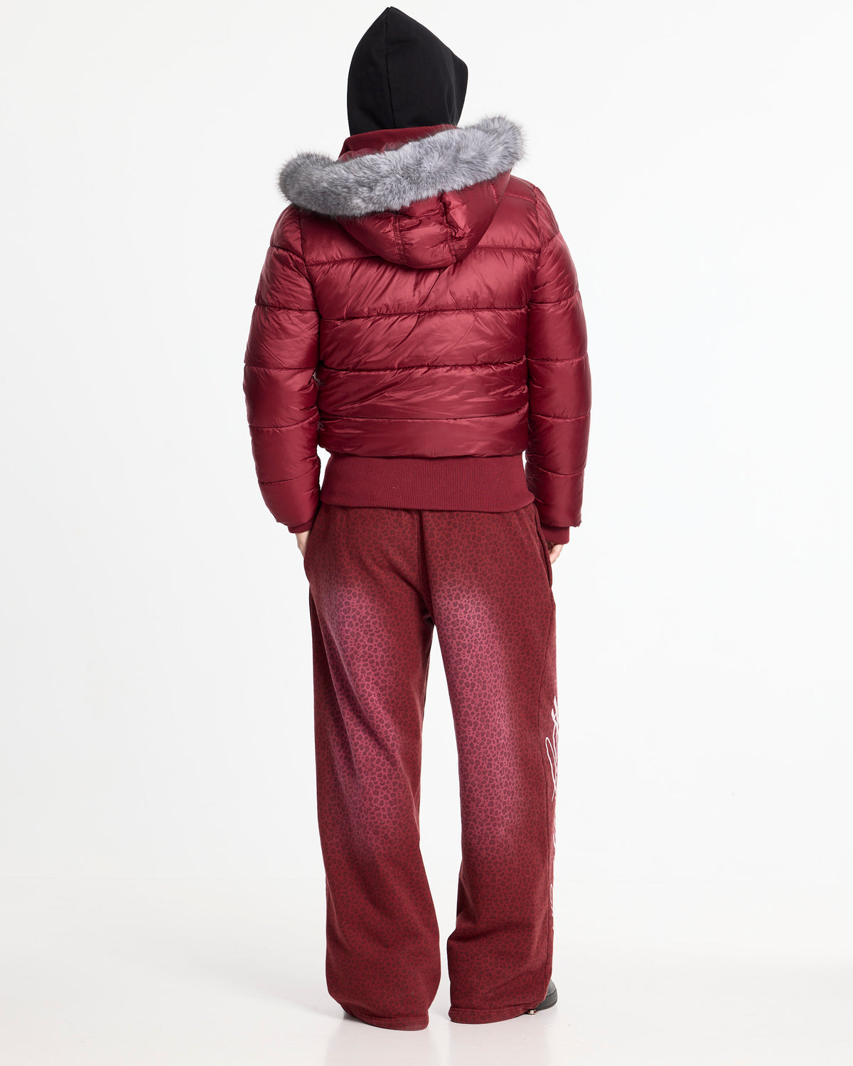 SLOPE PUFFER BURGUNDY - Cold Culture