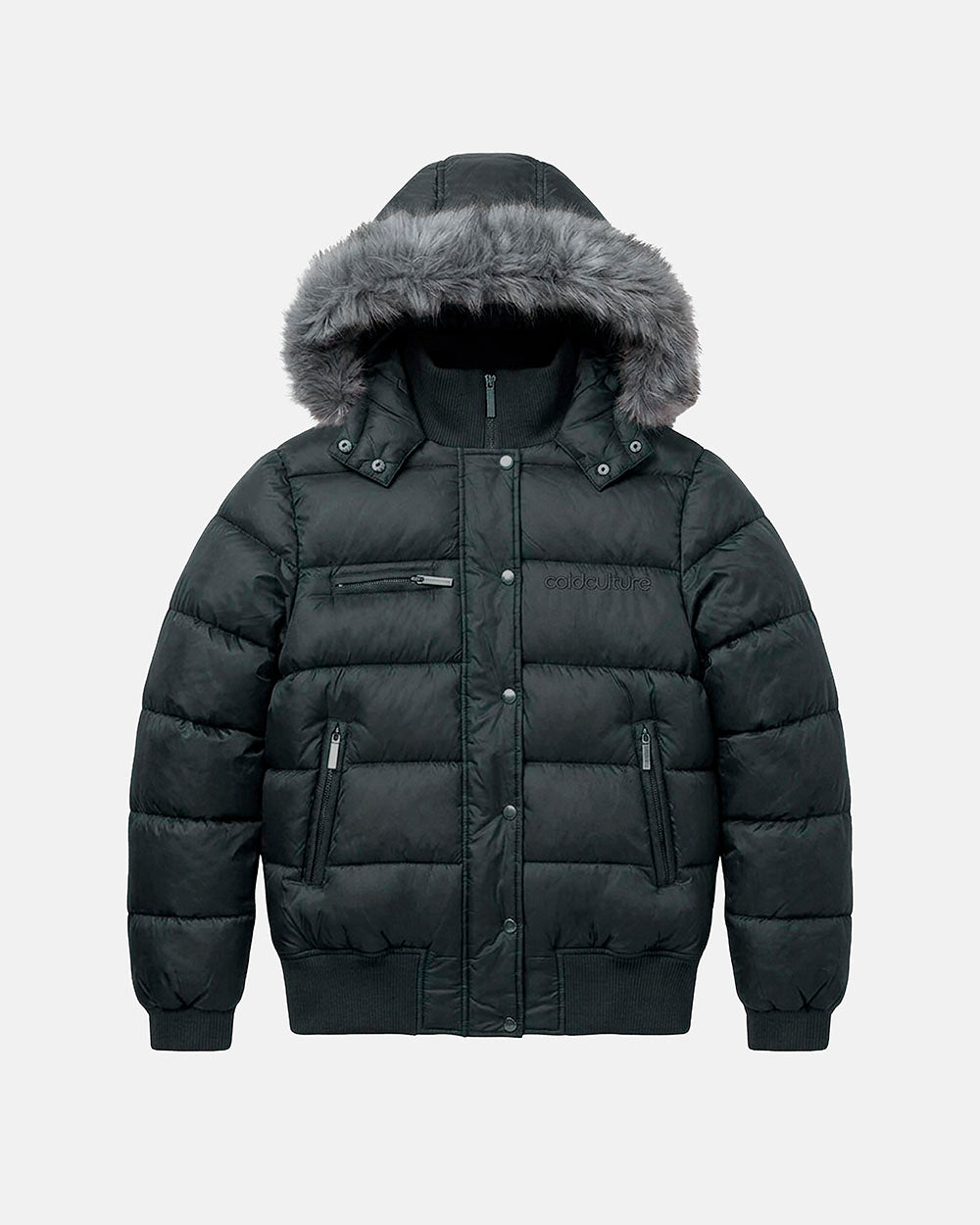 SLOPE PUFFER GREY - Cold Culture #packshot