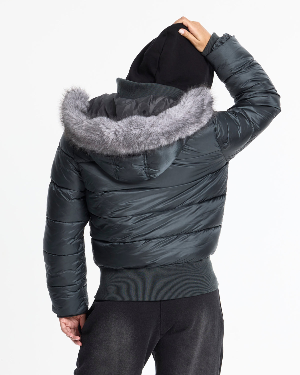 SLOPE PUFFER GREY - Cold Culture