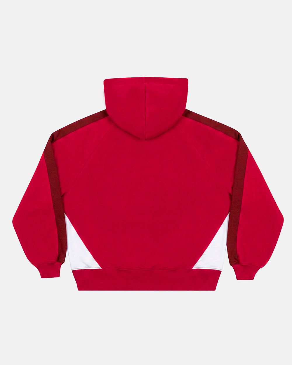 SPEED SPOKE HOODIE RED AND BURGUNDY - Cold Culture #packshot