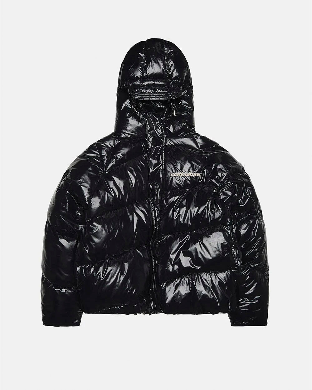 SPIRAL PUFFER GLOSSY BLACK