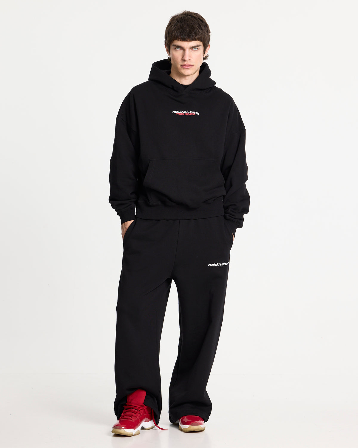 STARS SWEATPANTS BLACK - Cold Culture #man
