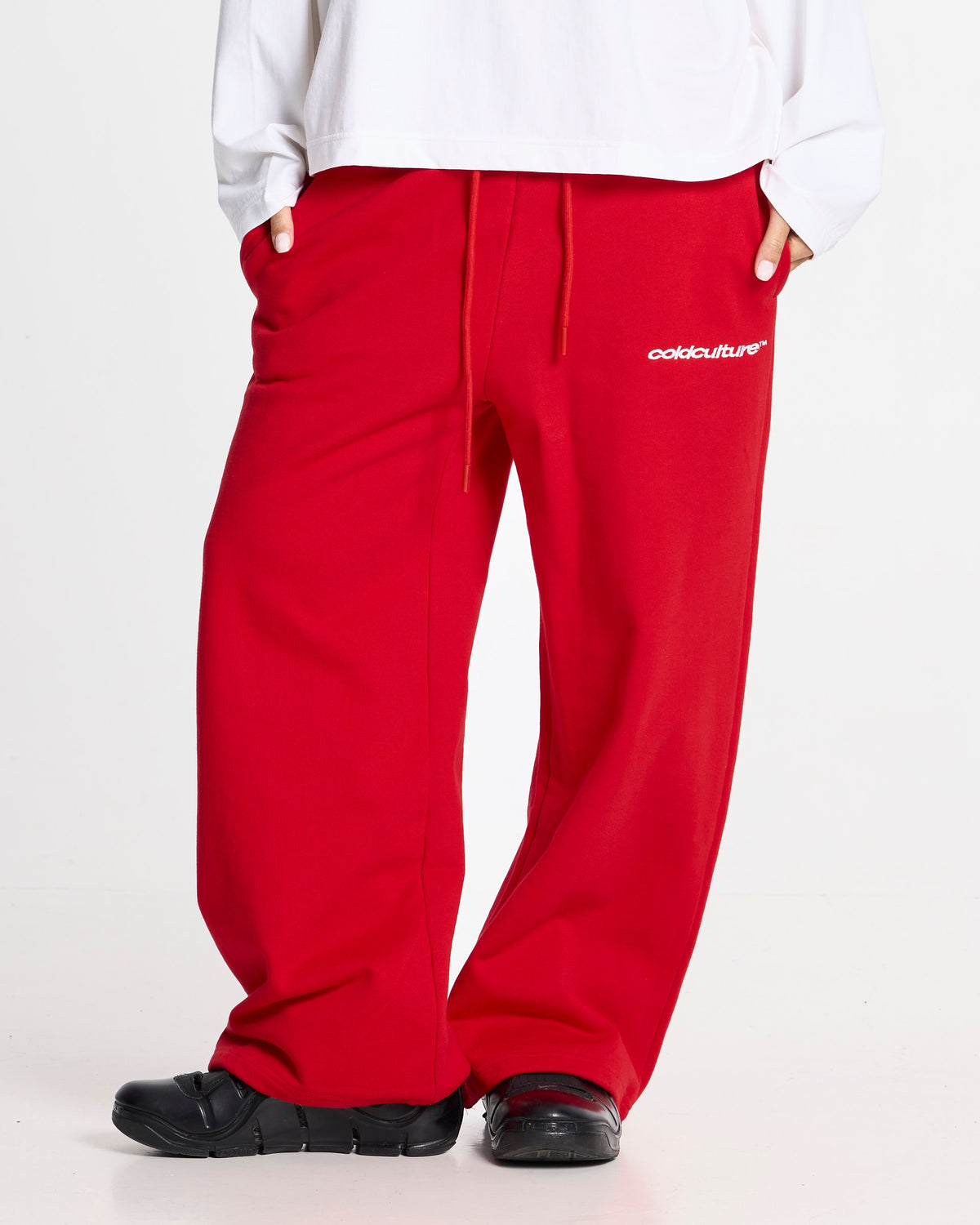 STARS SWEATPANTS RED