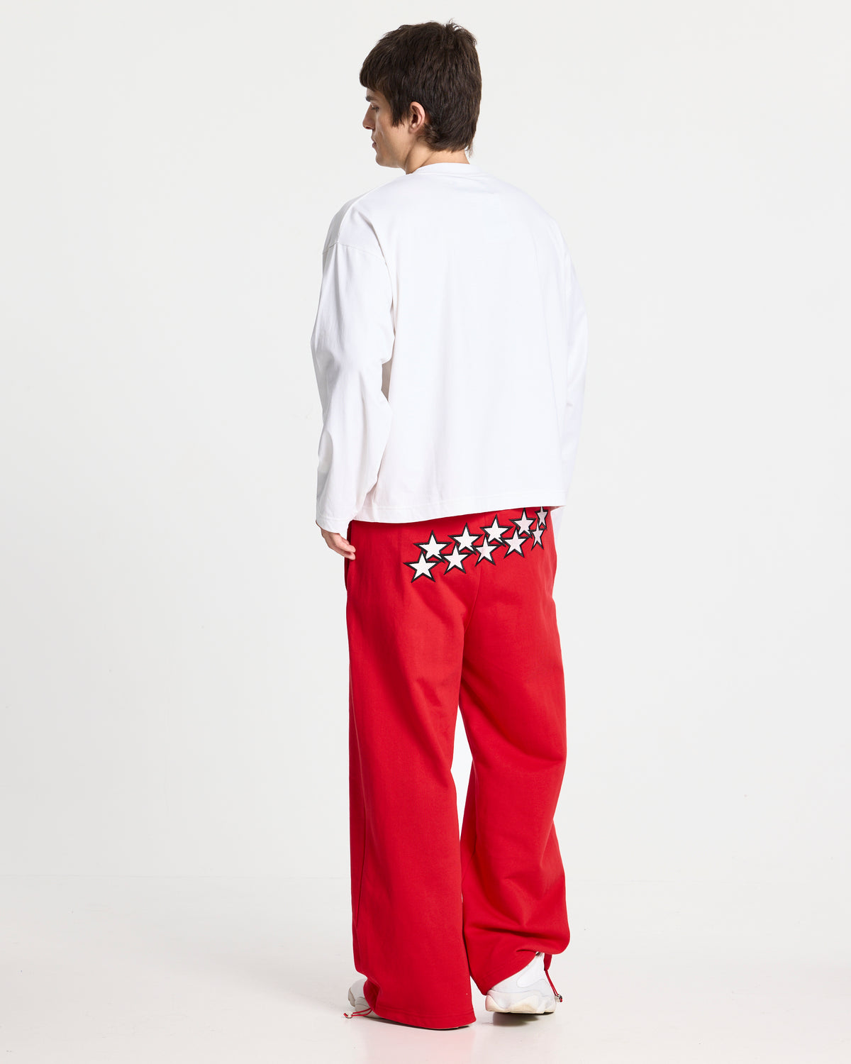STARS SWEATPANTS RED - Cold Culture #man