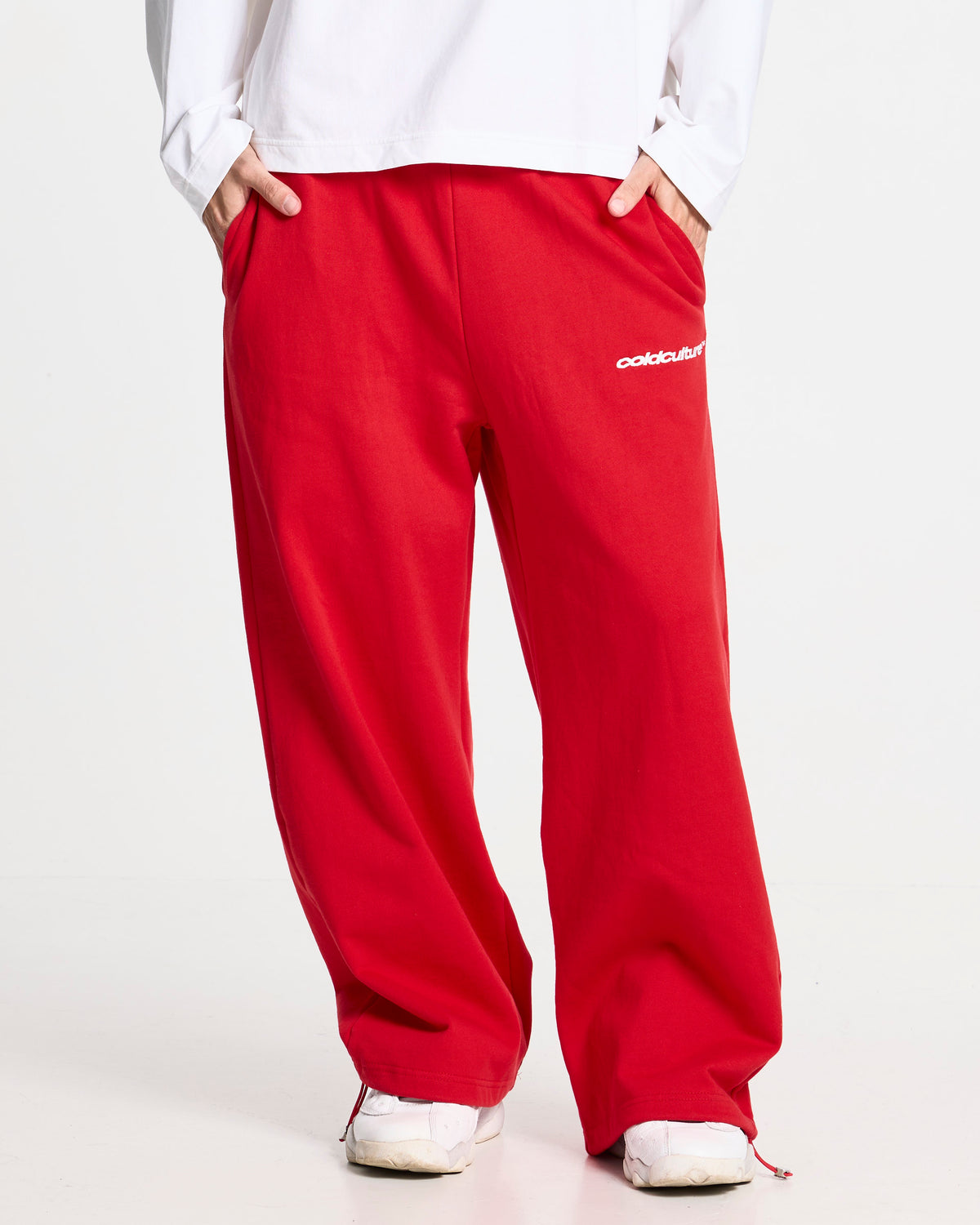 STARS SWEATPANTS RED