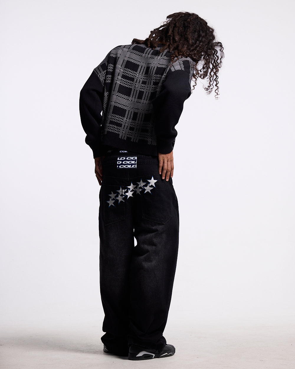 SHETLAND KNIT BLACK