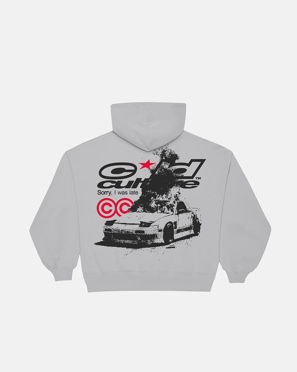 LATE HOODIE GREY
