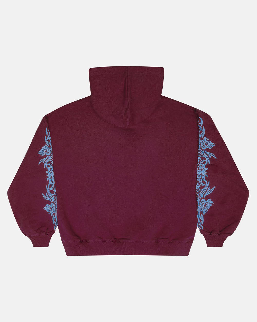 TRIBAL HOODIE BURGUNDY